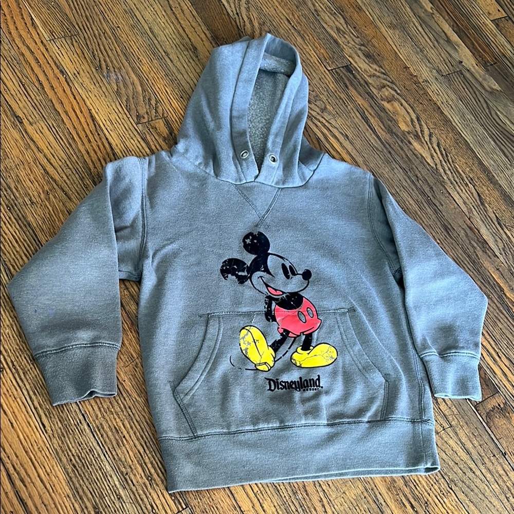 Disney Gray Sweatshirt with Mickey Mouse Design